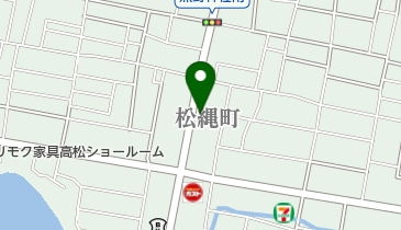[EV](社)日本自動車連盟 JAF 香川支部の地図画像