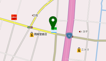 [EV]ファミリーマート山形大野目三丁目店の地図画像