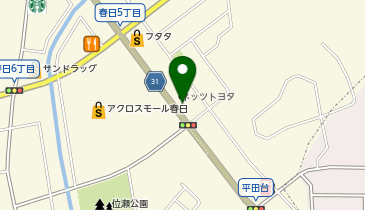 [EV]ネッツトヨタ福岡(株) 春日店の地図画像