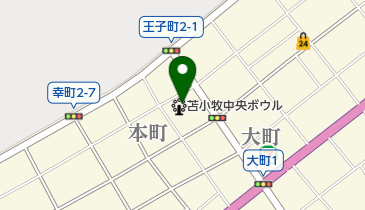 [EV]苫小牧中央ボウルの地図画像