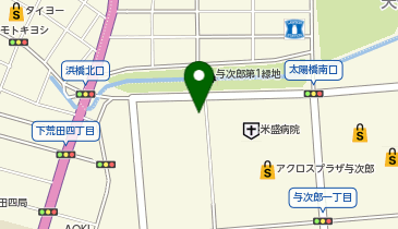 [EV]鹿児島トヨタ自動車(株) ネッツ与次郎中央店の地図画像