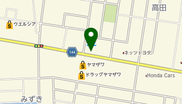 [EV]ファミリーマート寒河江高田店の地図画像