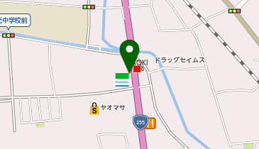 [EV]ファミリーマート大井町上大井店の地図画像