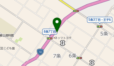 [EV]ネッツトヨタ道都(株) 江別店の地図画像