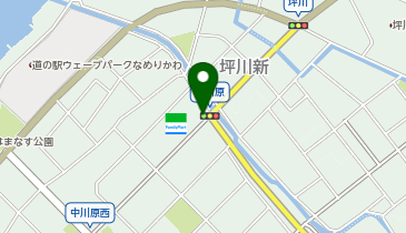 [EV]ファミリーマート滑川中川原店の地図画像