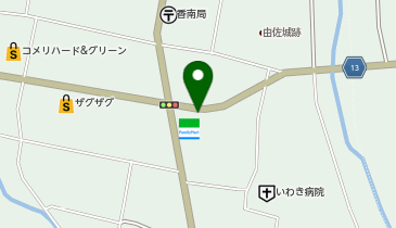 [EV]ファミリーマート香南町由佐店の地図画像