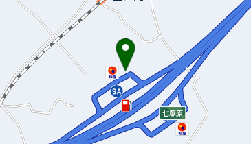 [EV]西日本高速道路(株) NEXCO西日本 中国自動車道 七塚原SA (上り)の地図画像