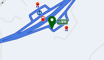 [EV]西日本高速道路(株) NEXCO西日本 中国自動車道 七塚原SA (下り)の地図画像