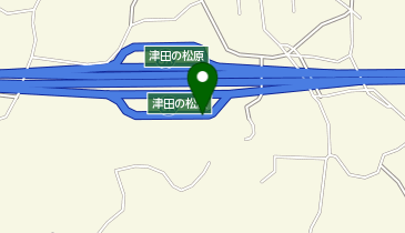 [EV]西日本高速道路(株) NEXCO西日本 高松自動車道 津田の松原SA (下り)の地図画像