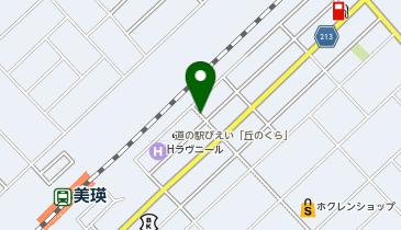 [EV]美瑛町 道の駅 びえい丘のくらの地図画像