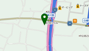 [EV]南アルプス市 道の駅 しらねの地図画像