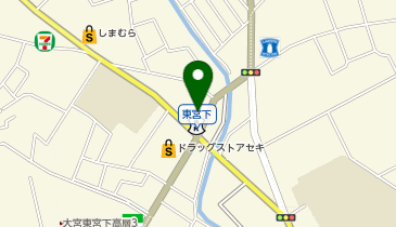 [EV](株)武蔵野銀行 七里支店の地図画像