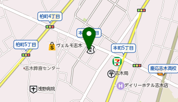 [EV](株)武蔵野銀行 志木支店の地図画像