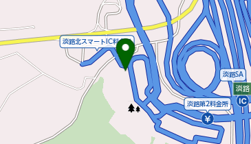 [EV]本州四国連絡高速道路(株)・ユーアールエー(株) 神戸淡路鳴門自動車道 淡路ハイウェイオアシス (上下共通)の地図画像