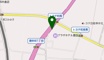 [EV]プラザ観光(株) プラザホテル豊田の地図画像
