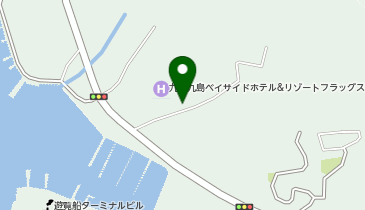 [EV](株)メモリード ホテルフラッグス佐世保九十九島の地図画像