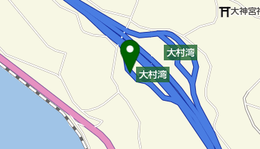 [EV]西日本高速道路(株) NEXCO西日本 長崎自動車道 大村湾PA (上り)の地図画像