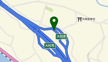[EV]西日本高速道路(株) NEXCO西日本 長崎自動車道 大村湾PA (下り)の地図画像