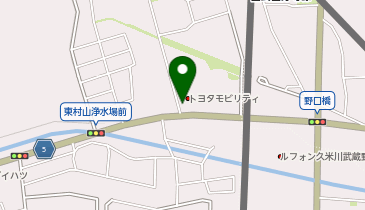 [EV]トヨタモビリティ東京(株) 東村山美住町店 (東京トヨタ)の地図画像