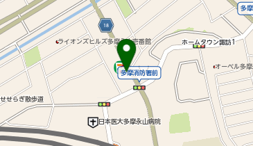 [EV]トヨタモビリティ東京(株) 多摩永山店 (東京トヨタ)の地図画像