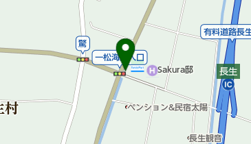 [EV]ファミリーマート長生一松海岸店の地図画像