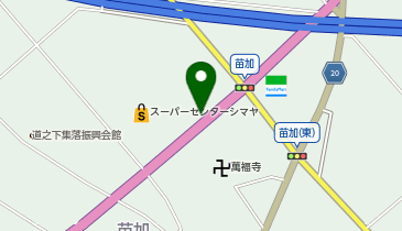 [EV]島屋(株) スーパーセンターシマヤ砺波店の地図画像