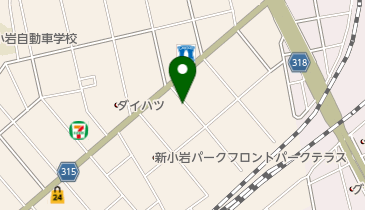 [EV]トヨタモビリティ東京(株) U-Car新小岩店 (東京トヨタ)の地図画像