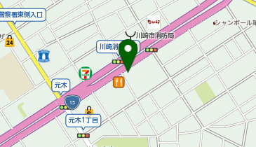 [EV]トヨタモビリティ神奈川 川崎店の地図画像