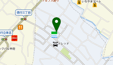 [EV]ファミリーマート甲府昭和インター北店の地図画像
