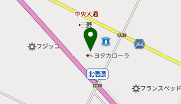 [EV]AGHトヨタ札幌(株) ジョイック千歳 (カローラ札幌)の地図画像