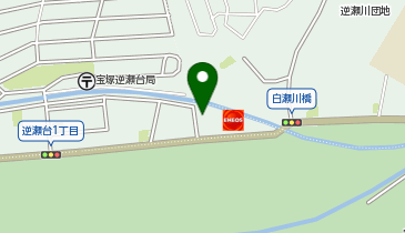 [EV]ファミリーマート逆瀬台一丁目店の地図画像
