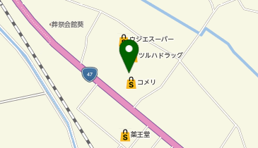 [EV]ウジエスーパー岩出山店の地図画像