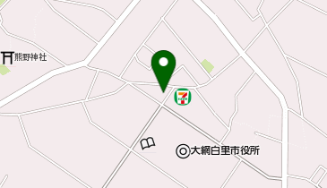 [EV]セブンイレブン大網白里市役所前店の地図画像