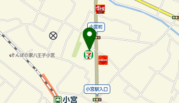 [EV]セブンイレブン八王子小宮店の地図画像