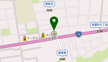 [EV]セブンイレブン泉塚店の地図画像