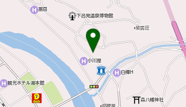 [EV](株)小川屋 下呂温泉 小川屋の地図画像