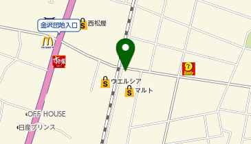 [EV]マルト日立東金沢店の地図画像