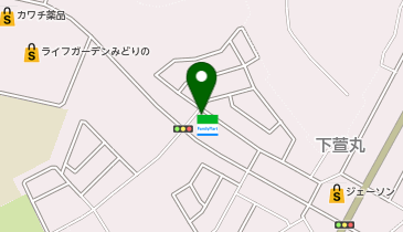 [EV]ファミリーマートつくばみどりの店の地図画像