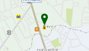 [EV](株)ライフコーポレーション ライフ新座店 (平面P)の地図画像