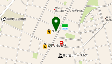 [EV](株)ライフコーポレーション ライフ奥戸店の地図画像