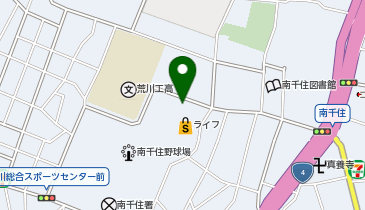 [EV](株)ライフコーポレーション ライフ南千住店 (立体P 2階)の地図画像