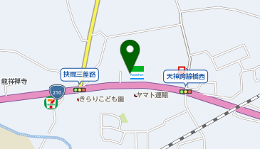 [EV]ファミリーマート由布挾間店の地図画像