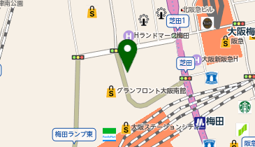 [EV](株)ヨドバシカメラ マルチメディア梅田店 (立体P 9階)の地図画像