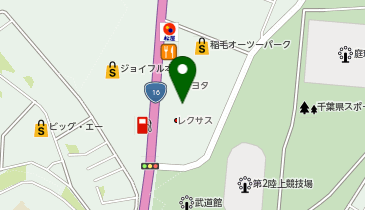 [EV]千葉トヨタ自動車(株) 穴川店の地図画像