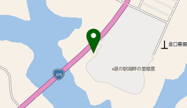 [EV]東広島市 道の駅 湖畔の里福富の地図画像