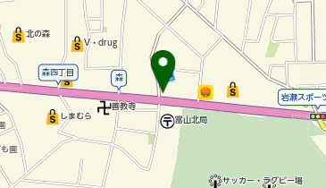 [EV]ローソン富山森店の地図画像