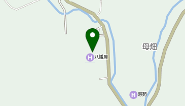 [EV](株)八幡屋 母畑温泉 八幡屋の地図画像
