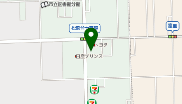 [EV]千葉トヨタ自動車(株) 松飛台店の地図画像