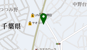 [EV]千葉トヨタ自動車(株) 野田店の地図画像