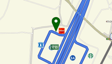 [EV]東日本高速道路(株) NEXCO東日本 常磐自動車道 守谷SA (下り)の地図画像